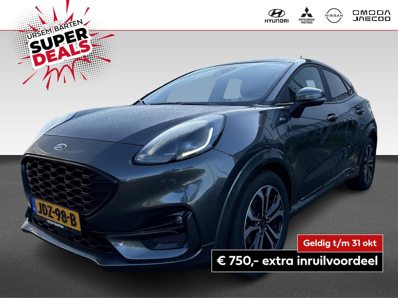 Ford Puma - 1.0 EcoBoost Hybrid ST-Line | stoel-stuurverwarming - AutoWereld.nl