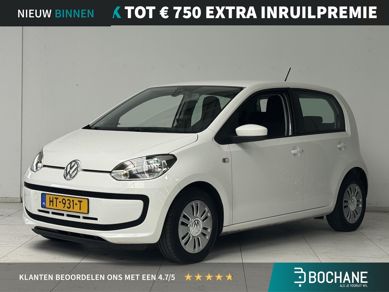 Volkswagen Up! - 1.0 move up! BlueMotion | Navigatie | Bluetooth | Airco | - AutoWereld.nl