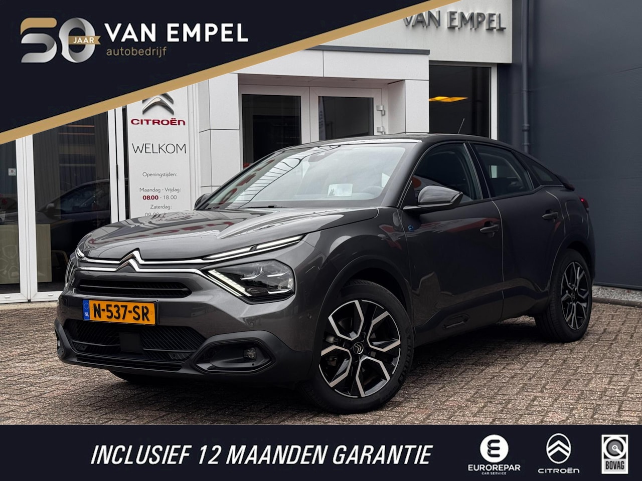 Citroën Ë-C4 - Feel Edition 50 kWh | Trekhaak | 94% SOH | Head-up Display | Camera | Climate Control | St - AutoWereld.nl
