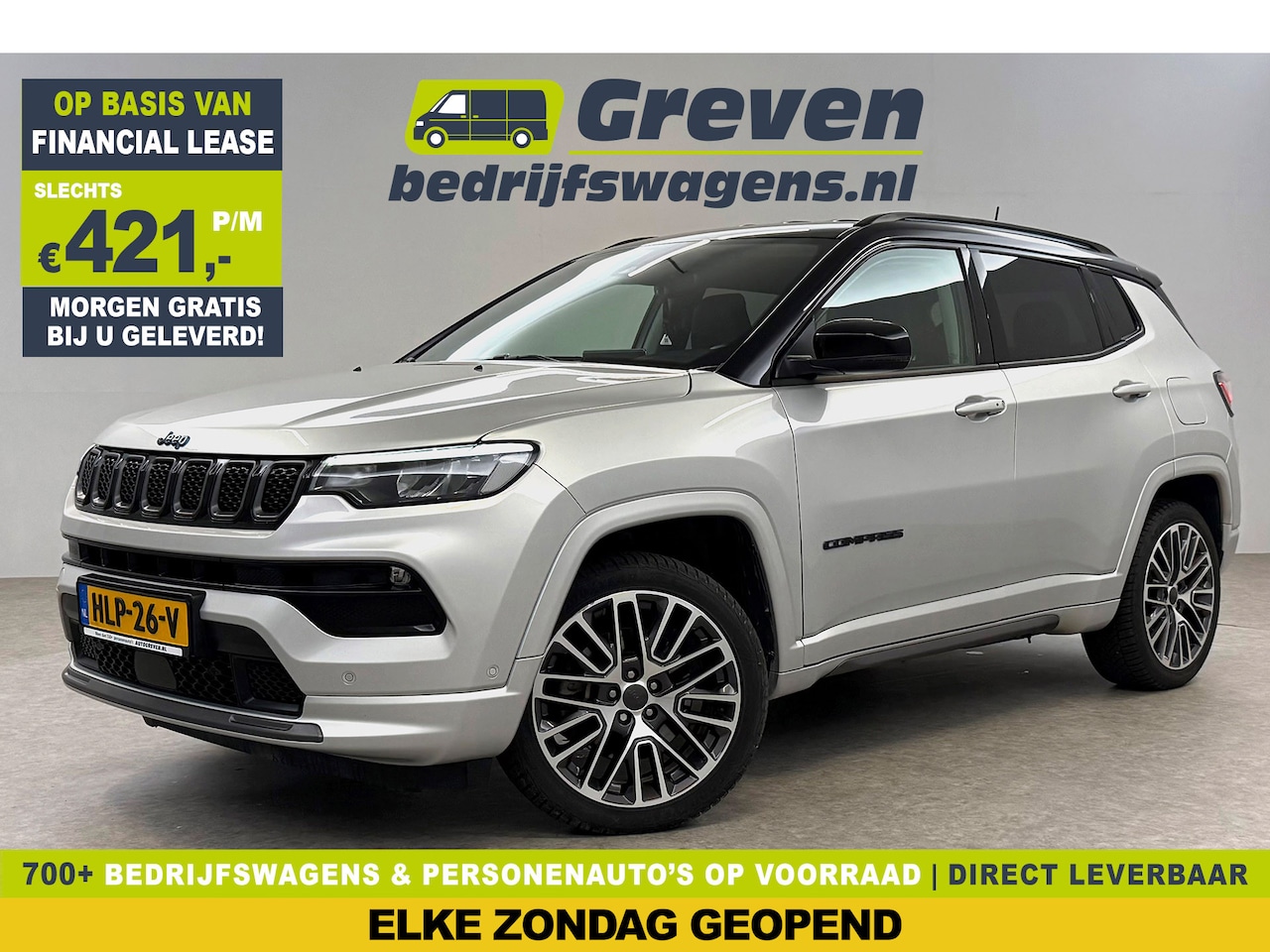 Jeep Compass - 4xe 240PK Plug-in Hybrid Electric S | Virtual | Carplay | Camera | LED | Adaptive Cruise | - AutoWereld.nl