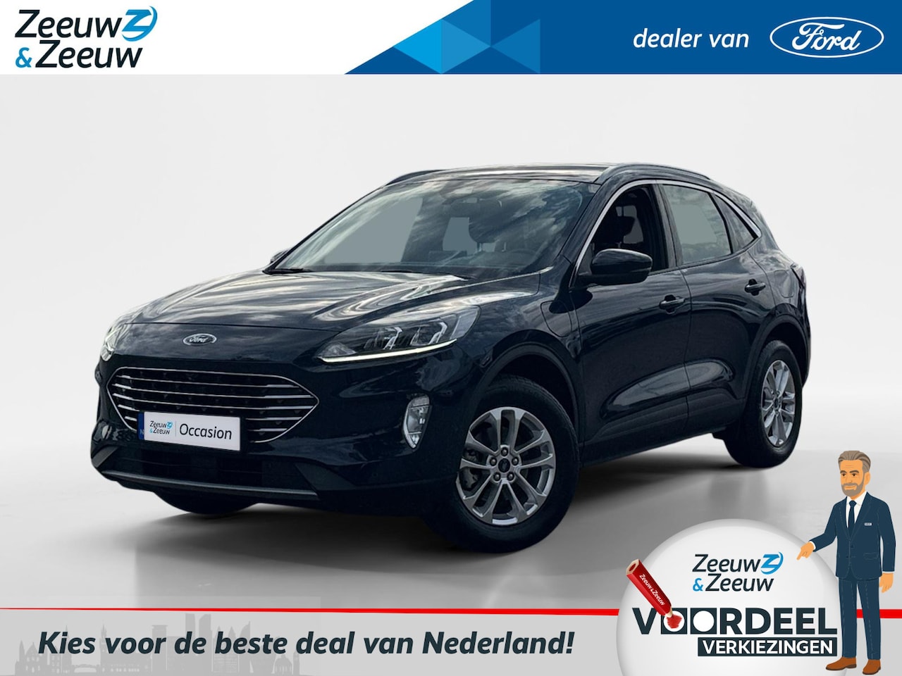 Ford Kuga - 2.5 PHEV Titanium X |Zeer Compleet!|Driver Assistance Pack|Winter-pack|Trekhaak elektrisch - AutoWereld.nl