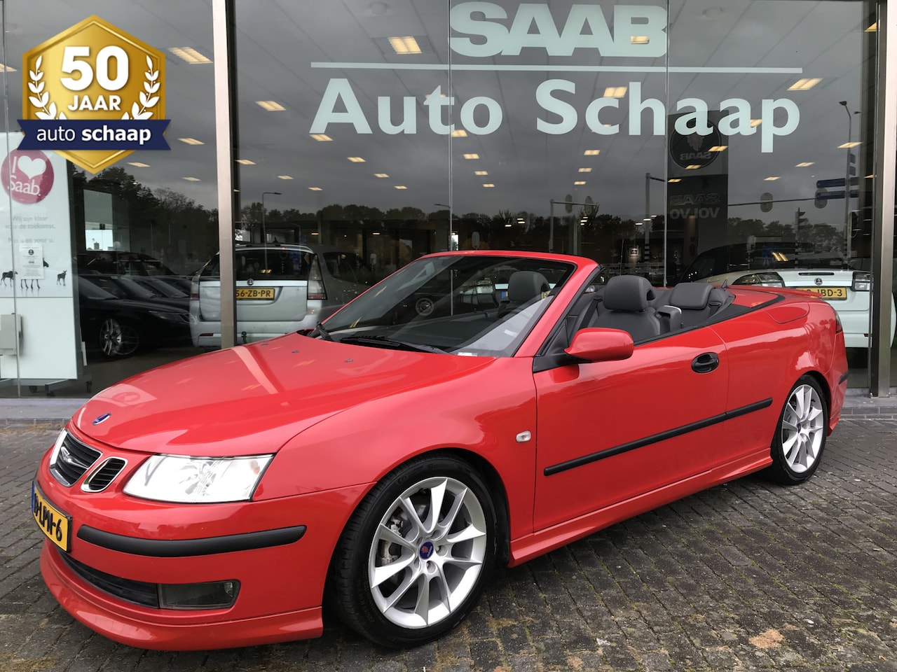 Saab 9-3 Cabrio - 1.8t Automaat Aero pakket | Rijklaar incl garantie | Trekhaak Hirsch 195 pk Spoiler Uitlaa - AutoWereld.nl
