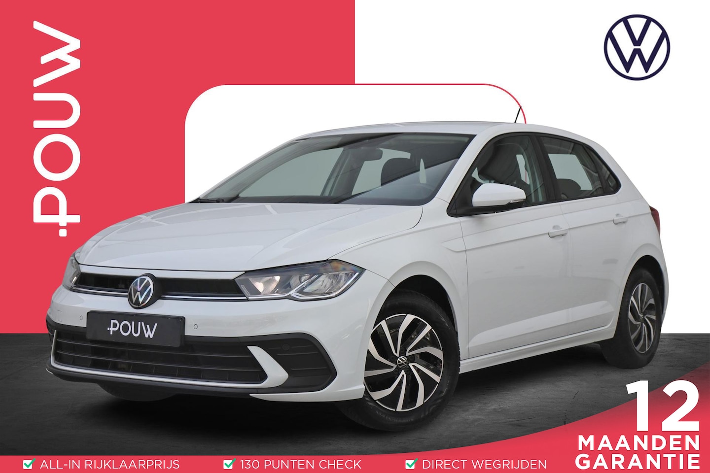 Volkswagen Polo - 1.0 TSI 95pk Life | App Connect | Parkeersensoren | Airco - AutoWereld.nl