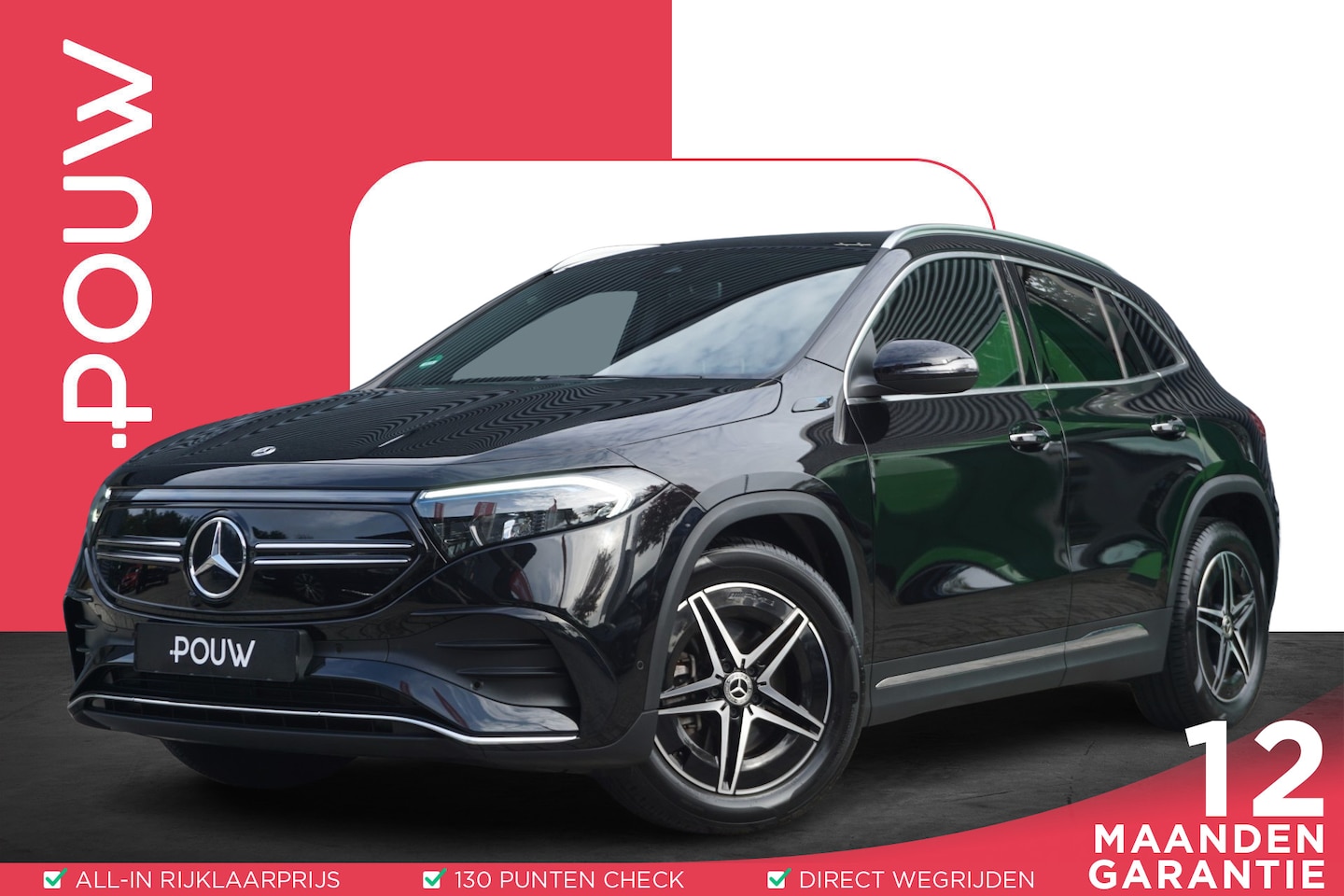 Mercedes-Benz EQA - 250 190pk AMG Line 67 kWh | SoH 97% | Trekhaak Wegklapbaar | Stoelverwarming | Apple Carpl - AutoWereld.nl
