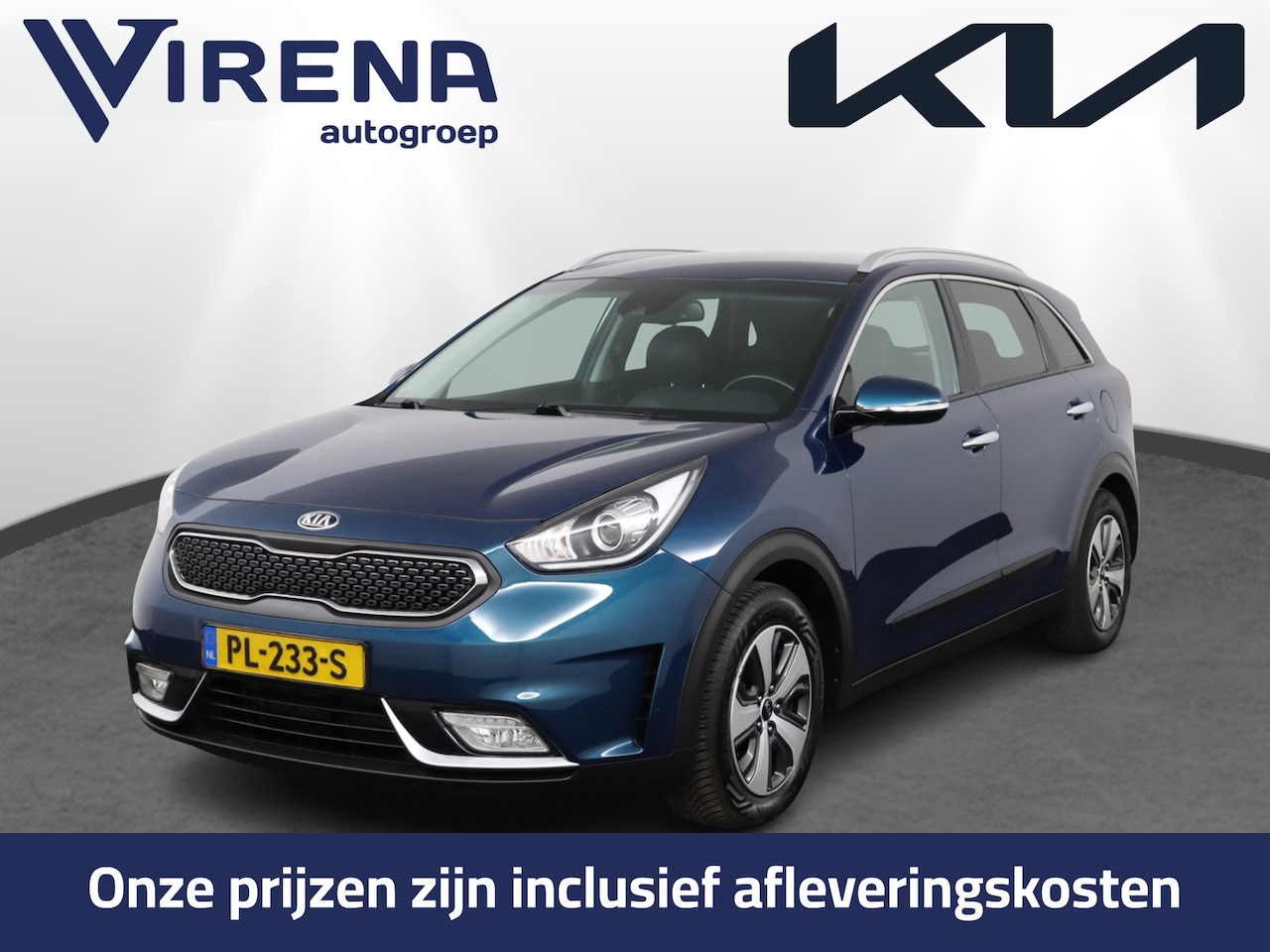 Kia Niro - 1.6 GDi Hybrid DynamicLine - Adaptieve Cruise Control - Navigatie - Apple Carplay/Android - AutoWereld.nl