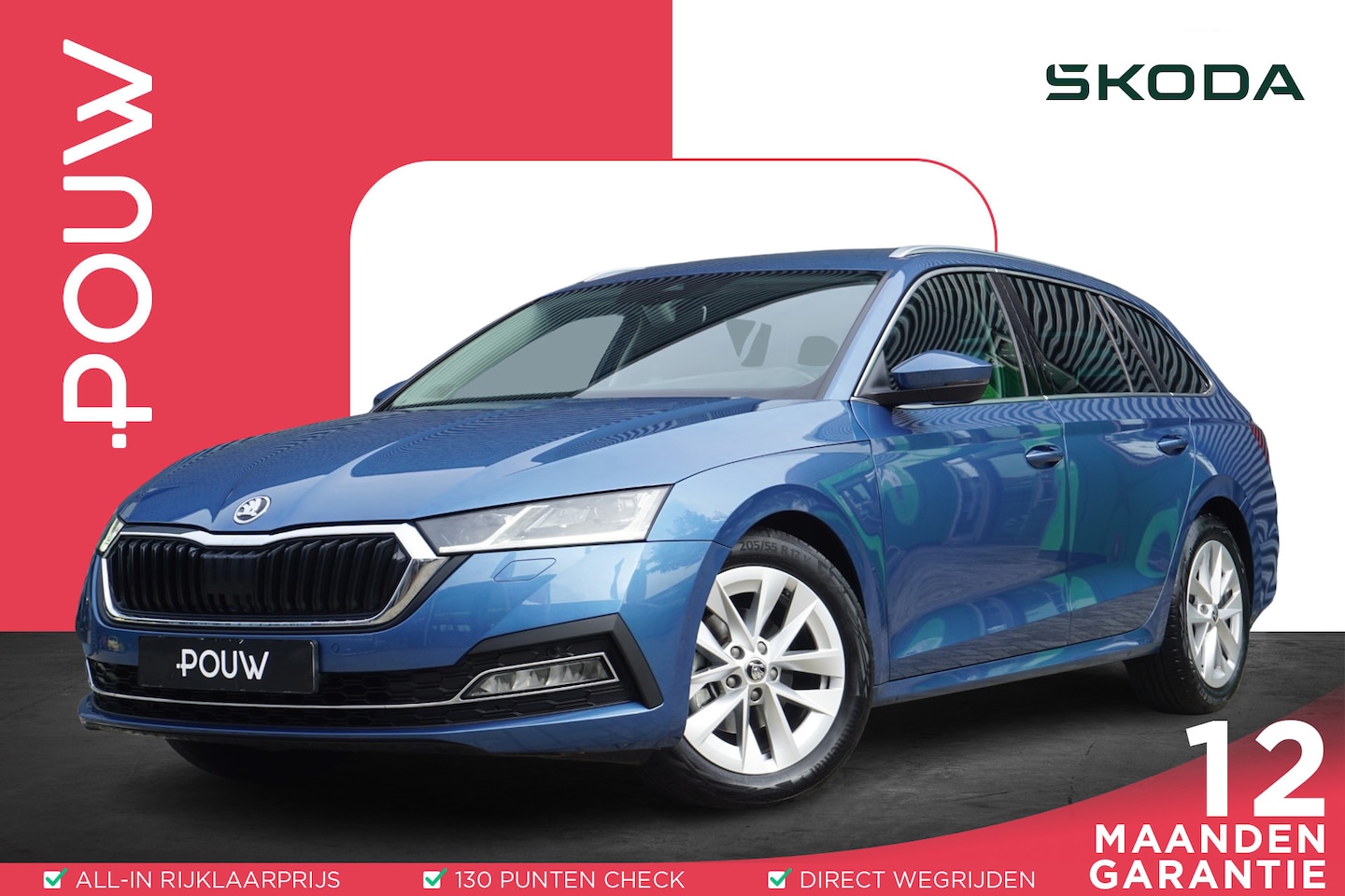 Skoda Octavia Combi - 1.5 TSI 150pk First Edition | Climate Control | Apple CarPlay / Android Auto | Adaptive Cr - AutoWereld.nl