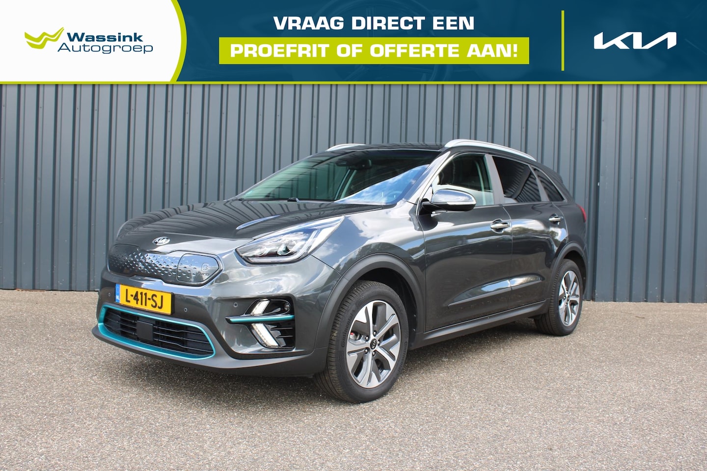Kia e-Niro - 64kWh 204pk Aut DynamicPlusLine Schuifdak | DAB | Camera | Stuur/Stoel Verwarming Voor + A - AutoWereld.nl