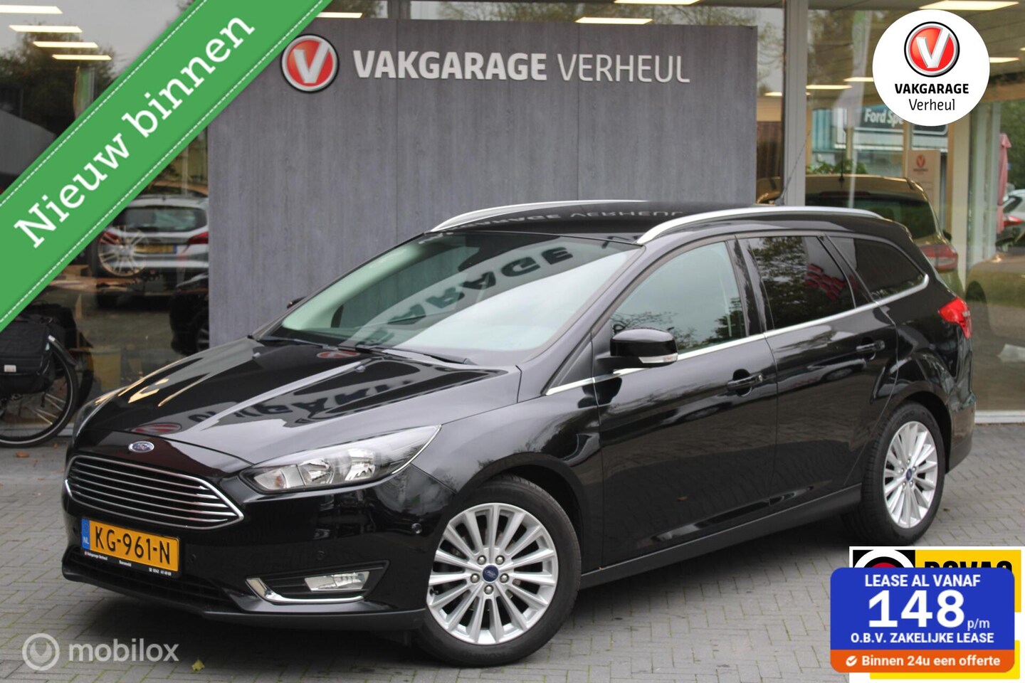 Ford Focus Wagon - 1.0 Titanium|125Pk|Navi|Boekjes|Nap - AutoWereld.nl