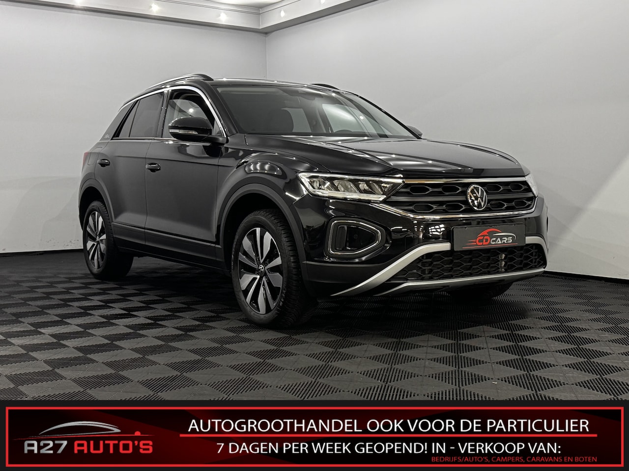 Volkswagen T-Roc - 1.5 TSI Goal Business Half leder, Parkeersensoren, Apple carplay, Winterpakket, A start to - AutoWereld.nl