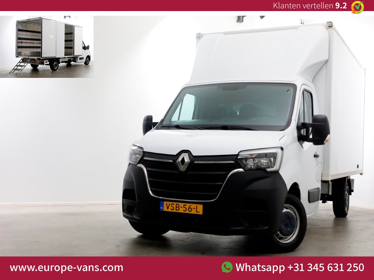 Renault Master - T35 2.3 dCi 145pk Bakwagen met achterdeuren en zijdeur 09-2022 - AutoWereld.nl