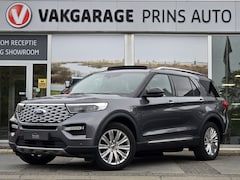 Ford Explorer - 3.0 V6 EcoBoost PHEV Platinum 7p. |PANO|DEALER ONDERH.|BTW|1e EIG|B&O| 3699