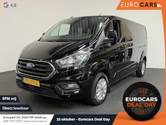 Ford Transit Custom - 300 2.0 TDCI L2H1 Limited Dubbele cabine Navi| Airco| 2 Schuifdeuren | Trekhaak| PDC| Carp