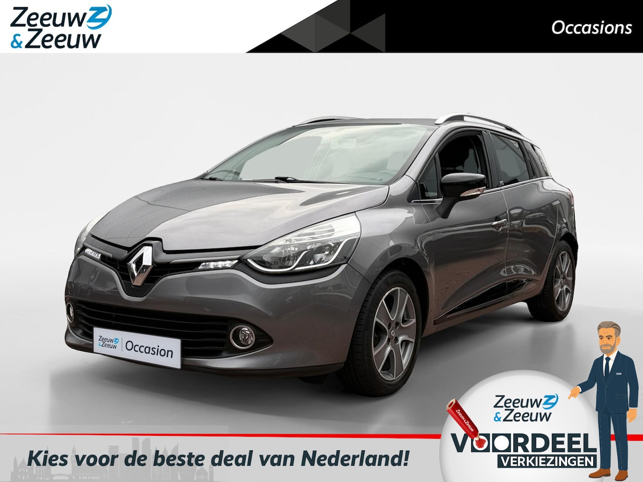 Renault Clio Estate - 0.9 TCe Night&Day | Camera | Parkeersensoren | Navigatie | LMV | Airco | Bluetooth | 12 Ma - AutoWereld.nl
