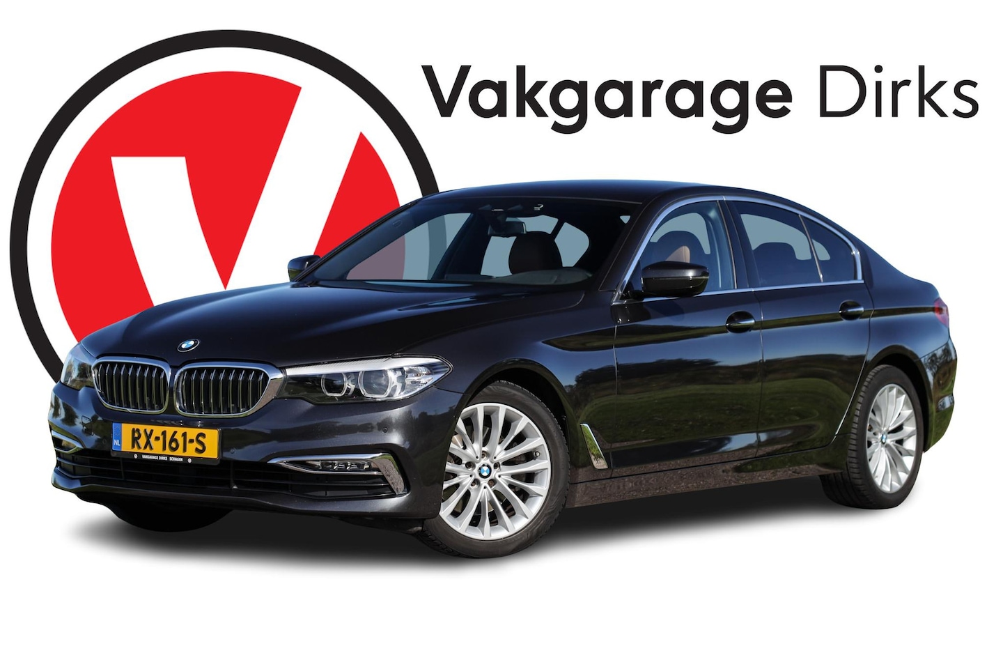 BMW 5-serie - 520i Aut8 Exe ✅ Leder ✅ H&K ✅ Sfeer - AutoWereld.nl
