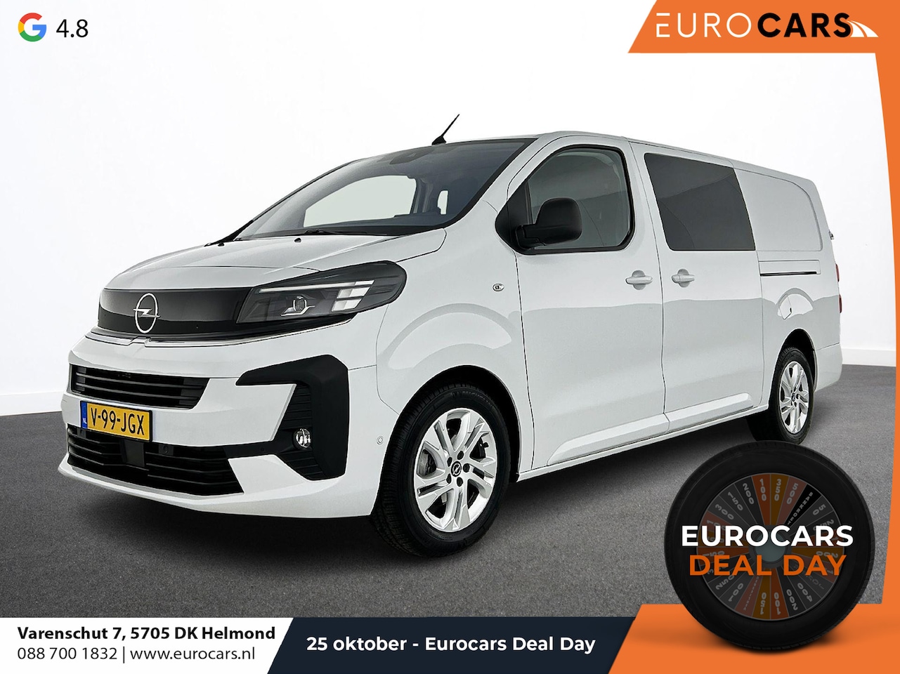 Opel Vivaro - 2.0 Diesel 180 S&S L3 Automaat Dubbele Cabine 2 schuifdeuren Android Auto/Apple CarPlay Na - AutoWereld.nl