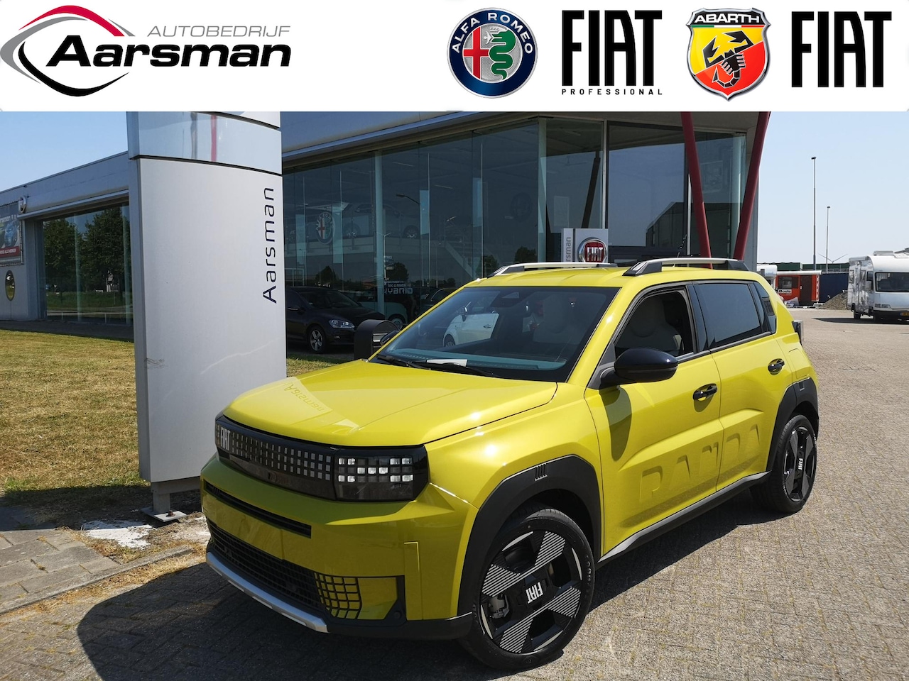 Fiat Grande Panda - La Prima 11 kW 44 kWh | Op voorraad | Full Option | Winter pack | Camera | - AutoWereld.nl
