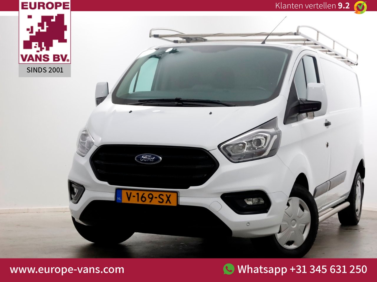Ford Transit Custom - 2.0 TDCI E6 L2H1 Trend Airco/Imperiaal/Trekhaak 2800kg 10-2018 - AutoWereld.nl