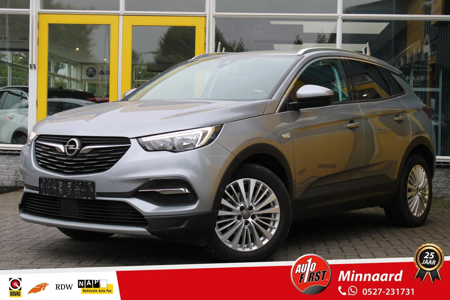 Opel Grandland X - 1.2 Turbo Innovation Automaat, Navigatie - AutoWereld.nl