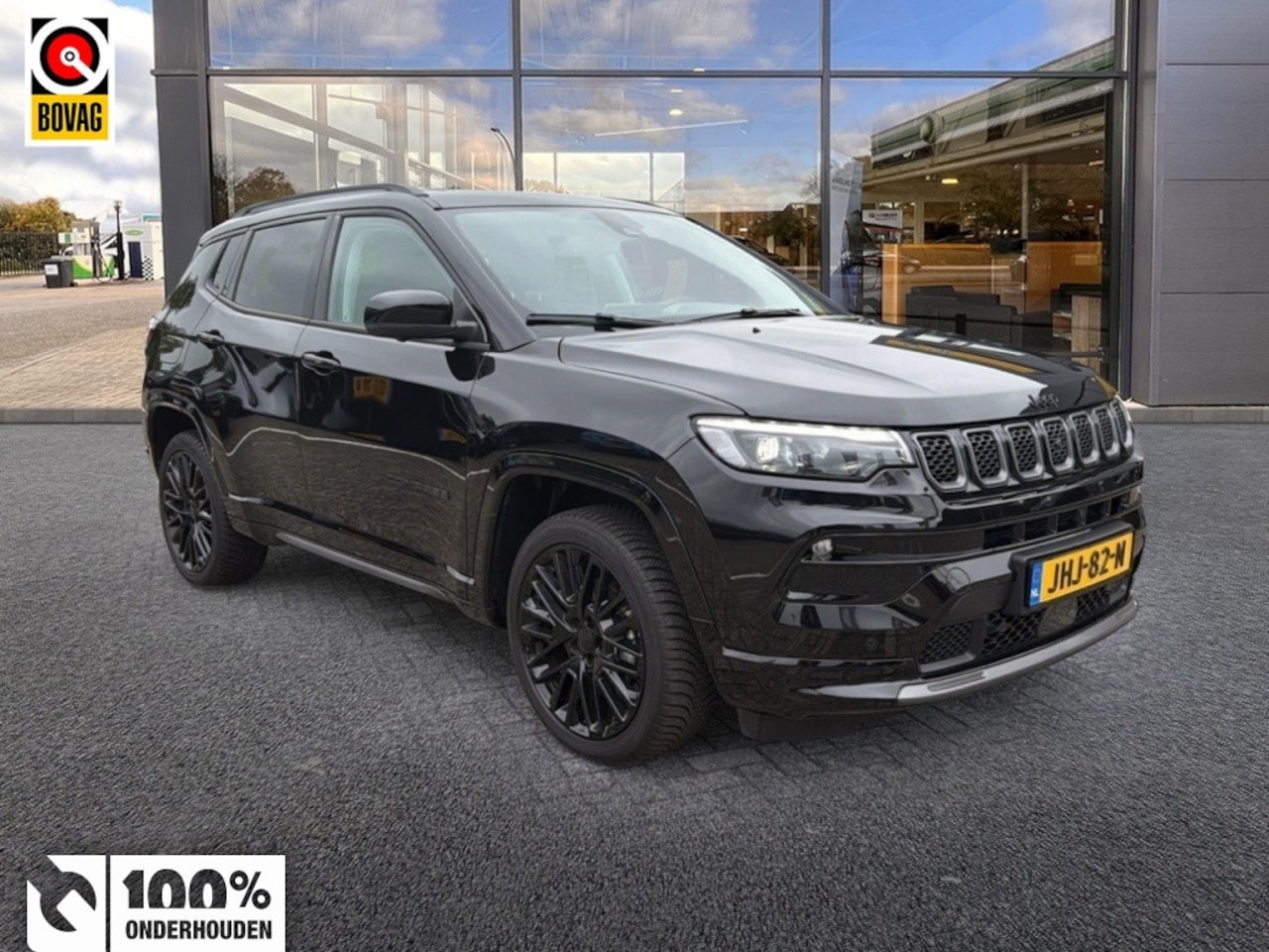 Jeep Compass - 1.5T e-Hybrid S | 360gr camera | Leer | electr. klep | 19" | Ful - AutoWereld.nl