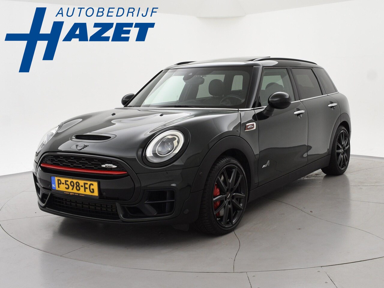 MINI Clubman - Mini 2.0 JOHN COOPER WORKS ALL4 JCW 231 PK AUT. + PANORAMA | ADAPTIVE CRUISE | LEDER | CAM - AutoWereld.nl