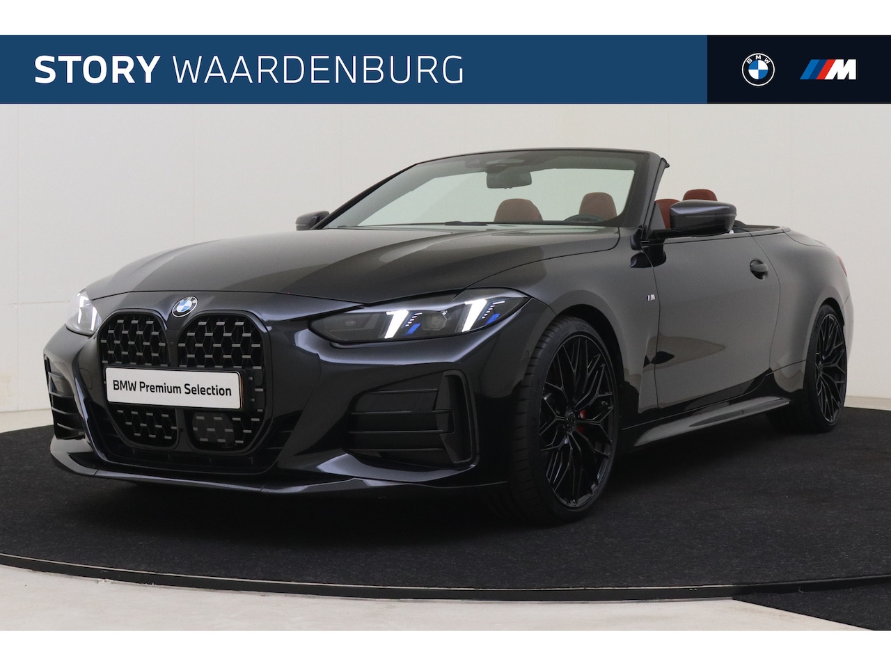 BMW 4-serie Cabrio - 420i High Executive M Sport Automaat / Trekhaak / Air Collar / Adaptieve LED / Parking Ass - AutoWereld.nl