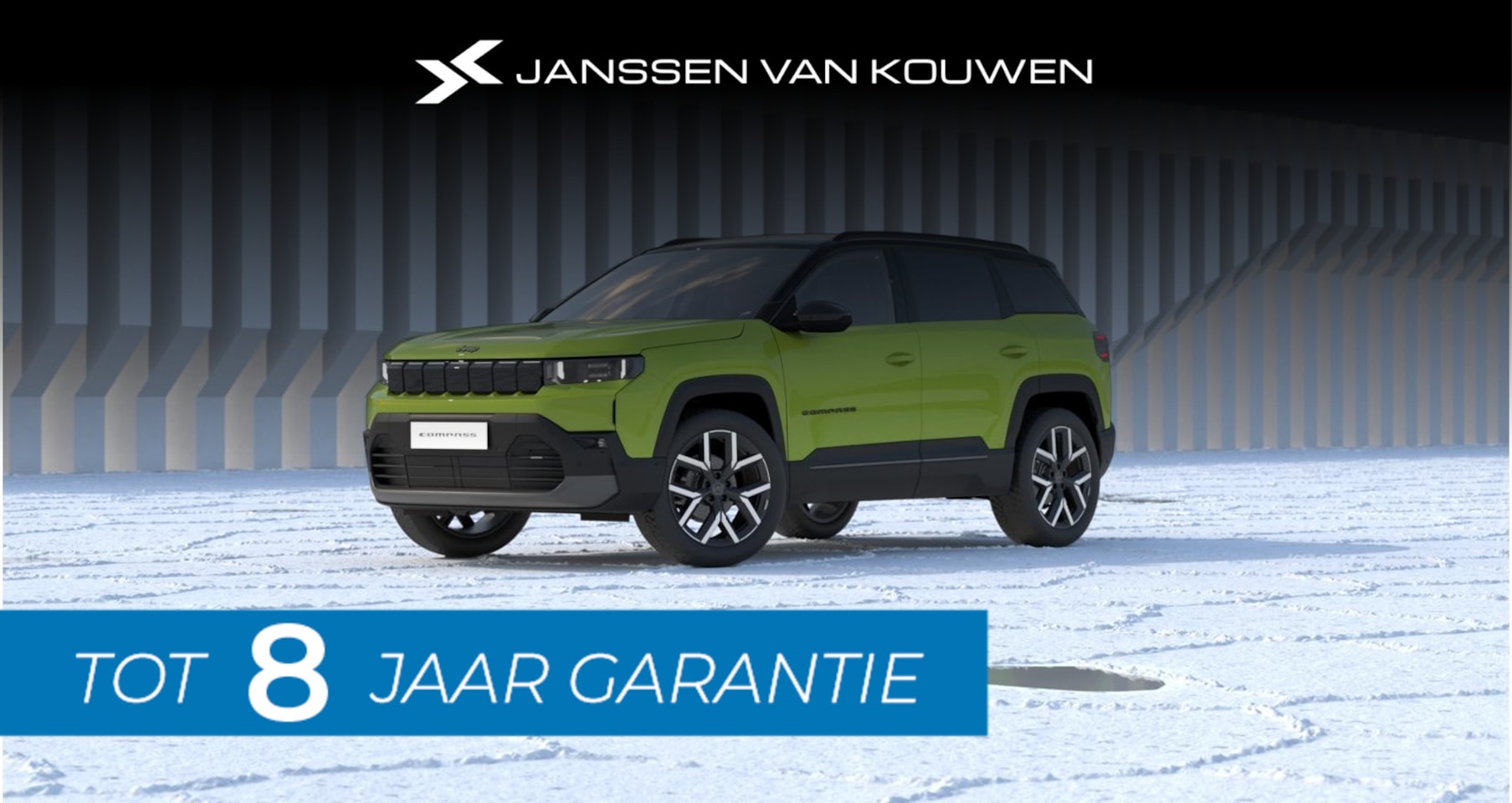 Jeep Compass - First Edition 74 kWh Nu te bestellen - Janssen van Kouwen - AutoWereld.nl