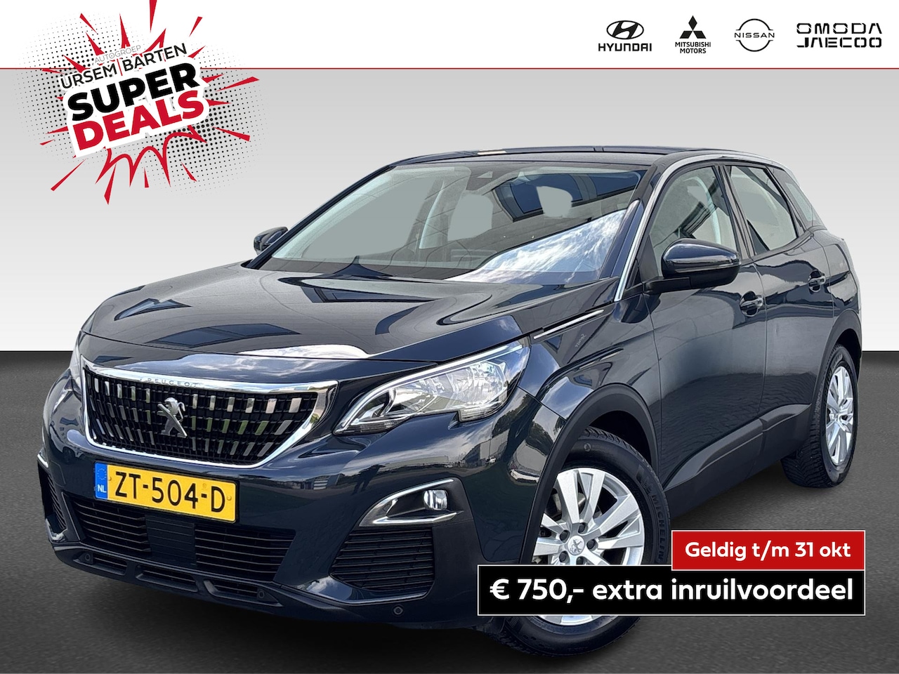 Peugeot 3008 - 1.2 PureTech Blue Lease Executive | automaat | navigatie | achteruitrijcamera | trekhaak a - AutoWereld.nl