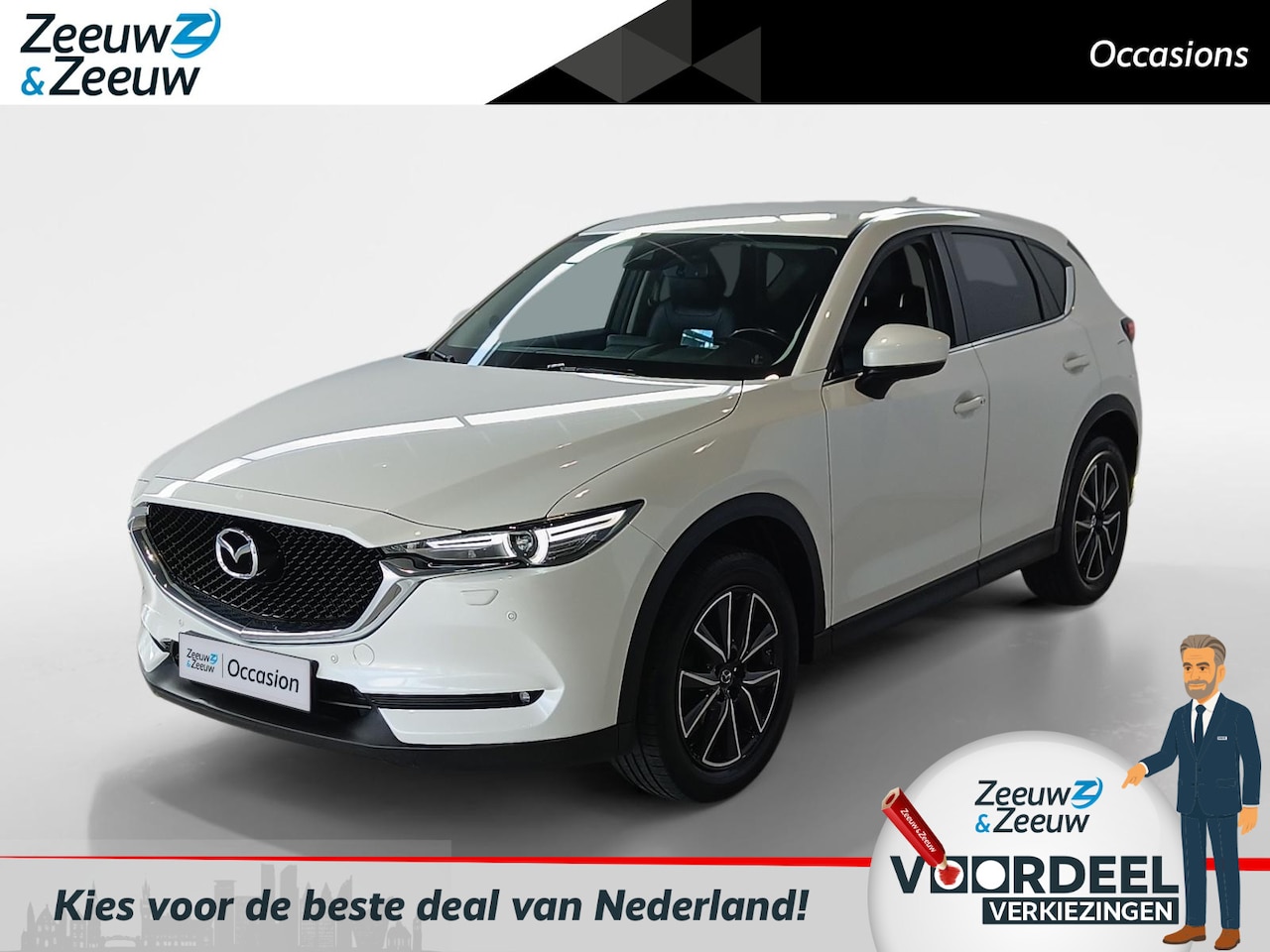 Mazda CX-5 - 2.0 SkyActiv-G 165 GT-Luxury *Navi+Camera*Climate Control*Heads up display*Trekhaak*Nette - AutoWereld.nl
