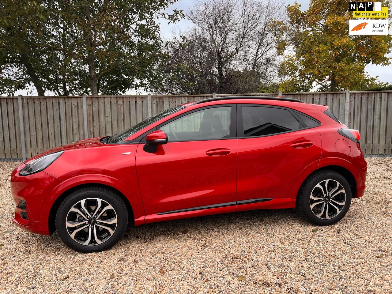 Ford Puma - 1.0 Hybrid 155 PK ST-Line X AUTOMAAT Navigatie & Camera & Winterpakket - AutoWereld.nl