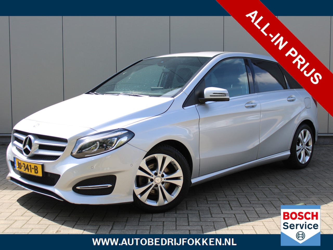 Mercedes-Benz B-klasse - 180 122pk Automaat Ambition | Leder | Navigatie | Afneembare trekhaak | Cruise control | B - AutoWereld.nl