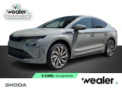 Skoda Enyaq Coupé iV - 85 Selection Elektromotor 286 PK | Steel Grey | 21" Lichtmetalen Velgen | Trekhaak | Adapt
