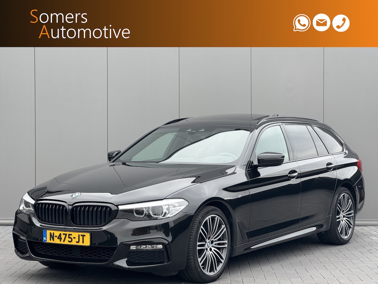 BMW 5-serie Touring - 530i xDrive M Sport High Executive | Panorama | HUD | 19" | Keyless - AutoWereld.nl