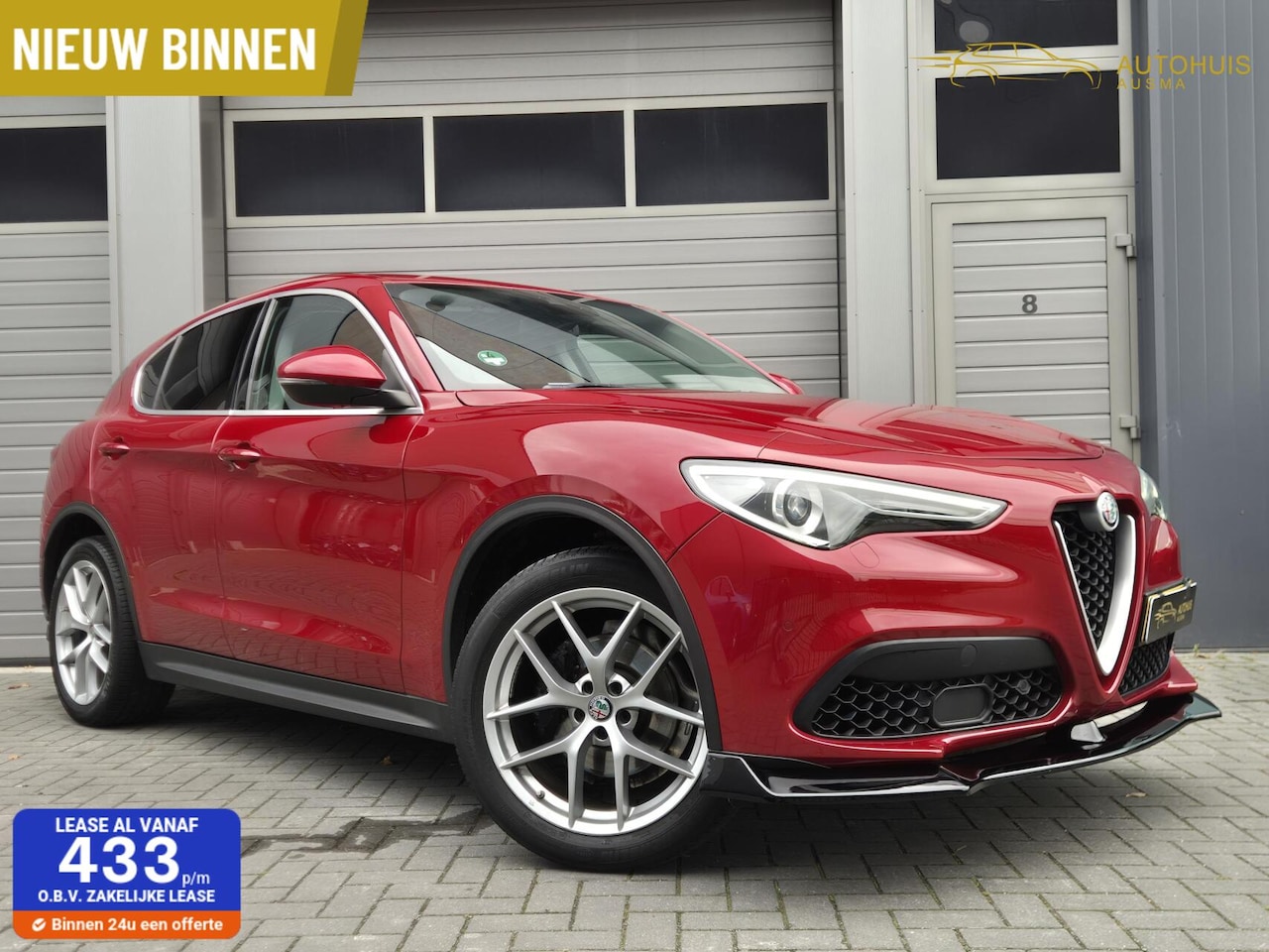 Alfa Romeo Stelvio - 2.0 T AWD 280PK/Leder/Camara/Keyless/Led/ - AutoWereld.nl