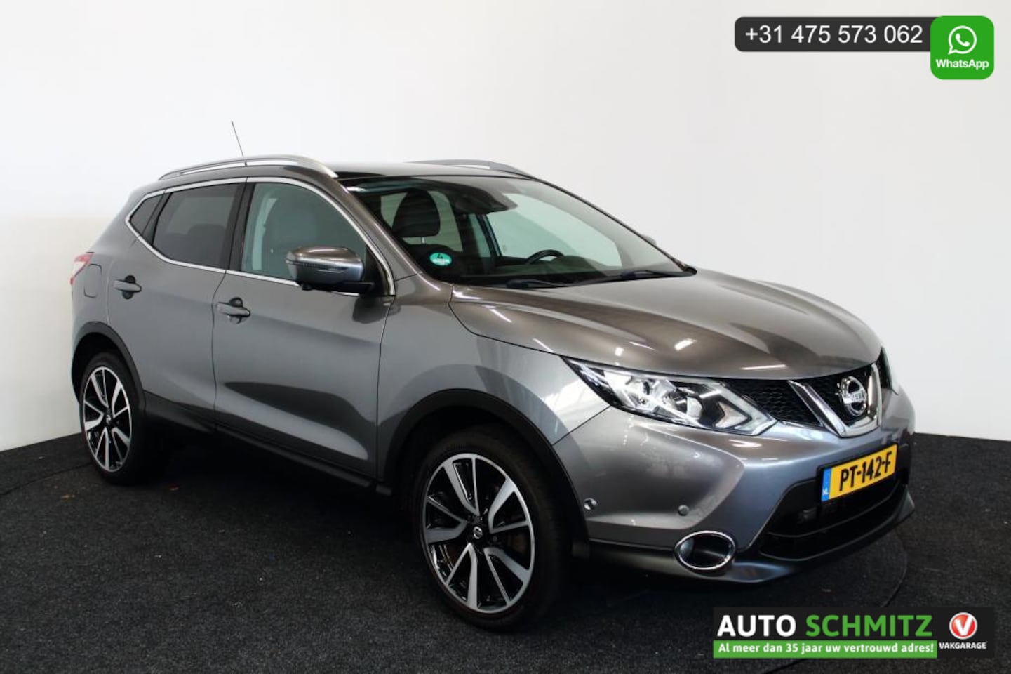 Nissan Qashqai - 1.2 Automaat Tekna *Navi/Cruise/Trekhaak* - AutoWereld.nl