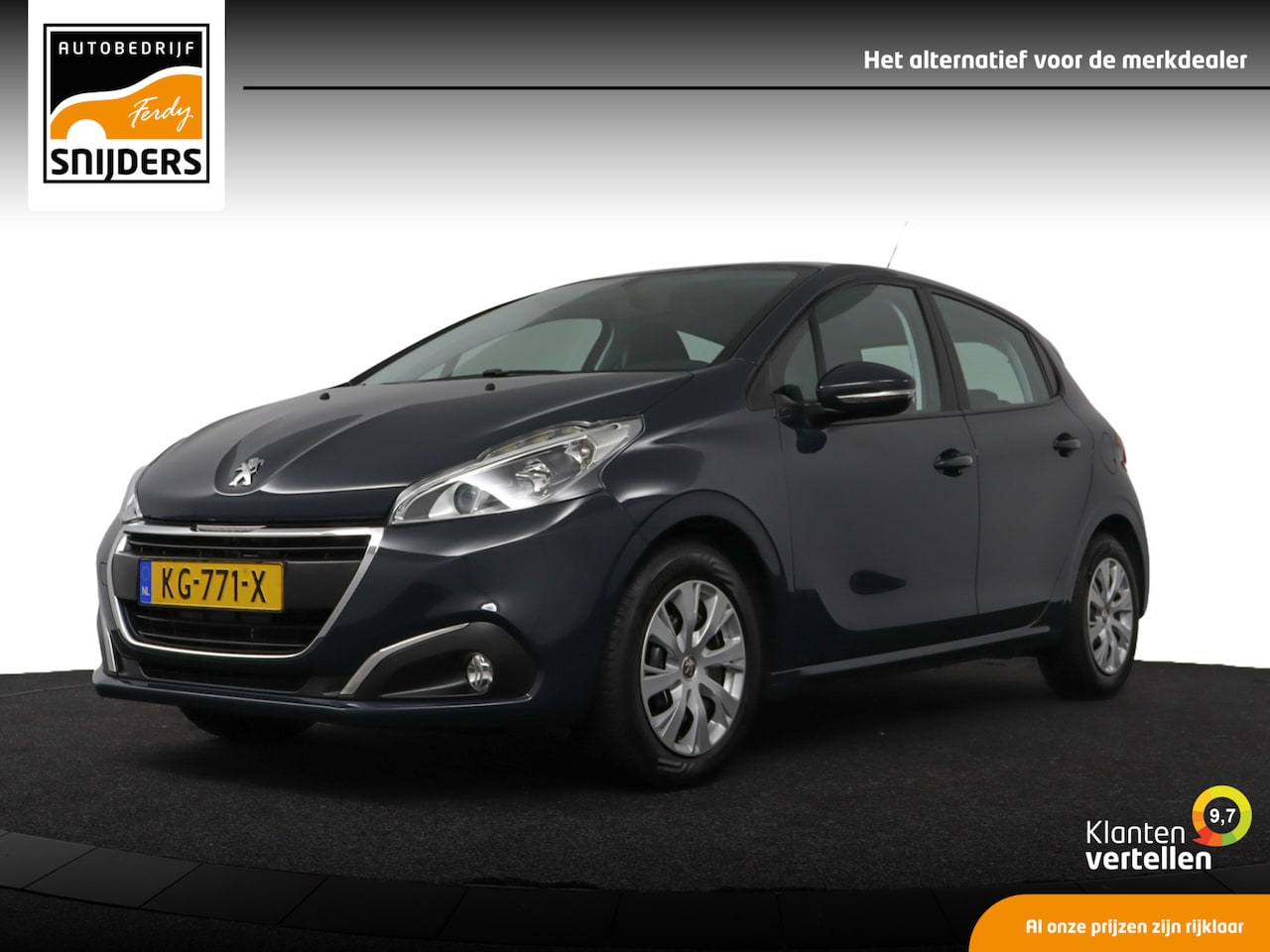 Peugeot 208 - 1.2 PureTech Blue Lion 1.2 PureTech Blue Lion, Orig. NL | Navi | PDC | DAB+ | Cruise Control | Airco - RIJKLAAR - AutoWereld.nl