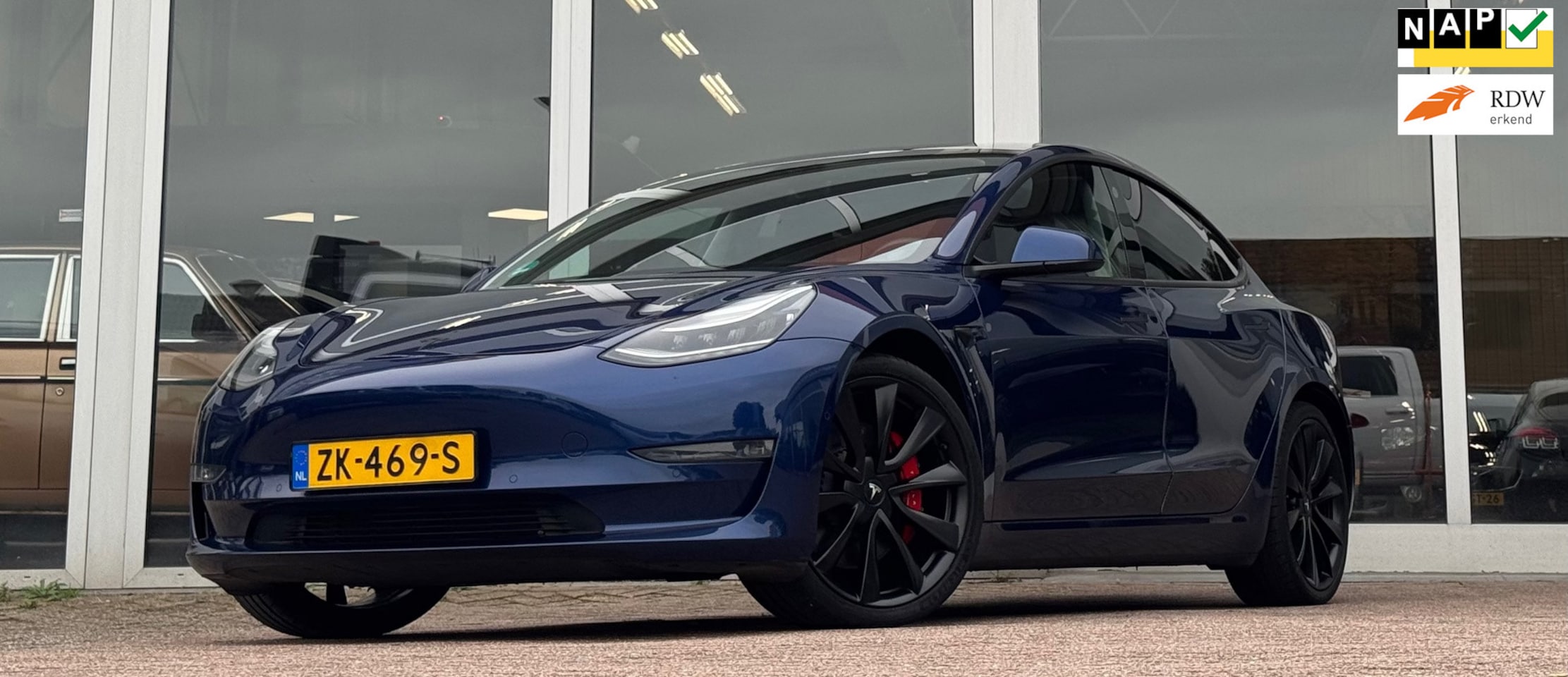 Tesla Model 3 - Performance AWD 75 kWh 2e Eigenaar 3.4 0-100 :-) - AutoWereld.nl