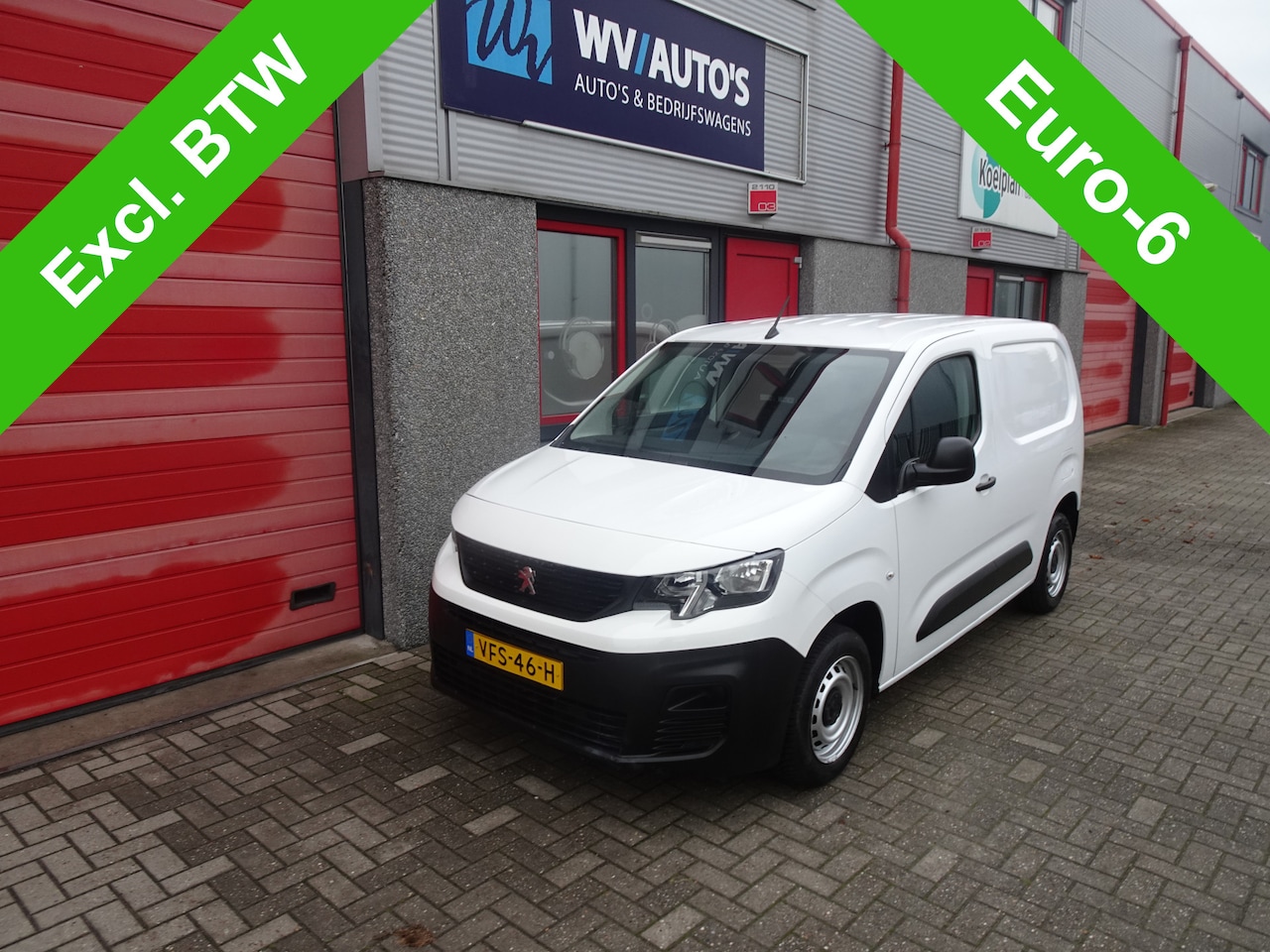 Peugeot Partner - 1.5 BlueHDI Pro 3 zits airco 90159 km !!! - AutoWereld.nl