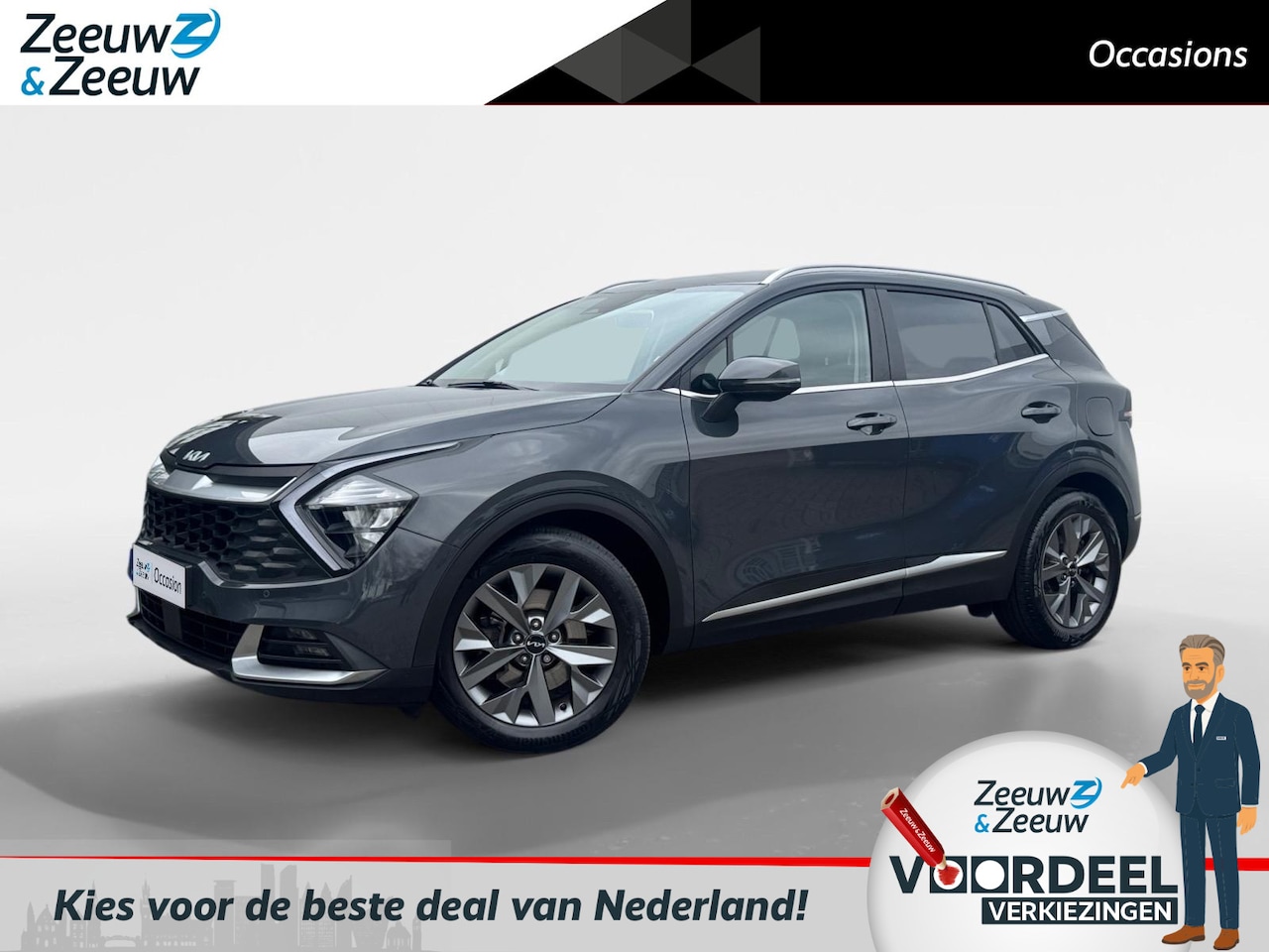 Kia Sportage - 1.6 T-GDi MHEV DynamicLine | Navi | Clima | 18'' GT-Line velgen | Afneembare Trekhaak | Ap - AutoWereld.nl
