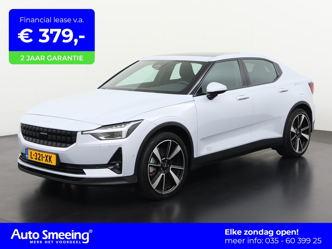 Polestar 2 - Long Range Dual Motor Launch Edition 78kWh | Trekhaak | 20" | 360 Camera | Panoramadak | Z - AutoWereld.nl