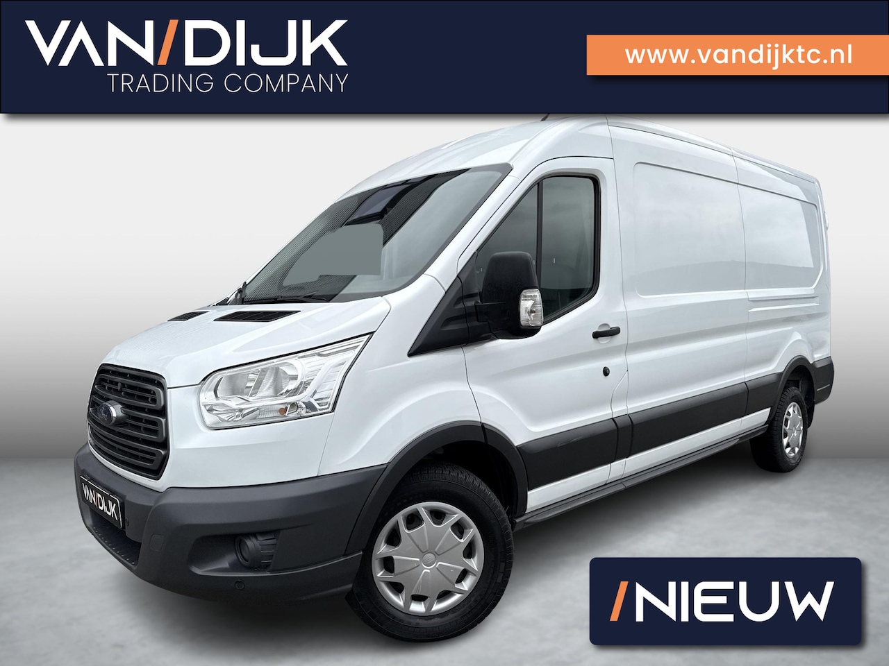 Ford Transit - 350 2.0 TDCI L3H2 Trend ✓RWD ✓Navigatie ✓Camera ✓Cruise ✓2800KG Trekg. ✓Airco ✓Parkeersens - AutoWereld.nl
