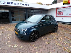 Fiat 500 C - 500e La Prima 42 kWh Cabrio Navi./Apple Car Play/Parkeersensoren V+A/17"Lmv/Lederen bekl./