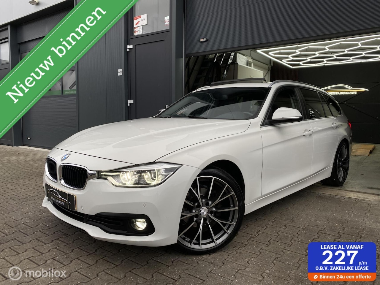 BMW 3-serie Touring - 320D M-SPORT AUT|XENON|PANO|TREKHK|LED| - AutoWereld.nl