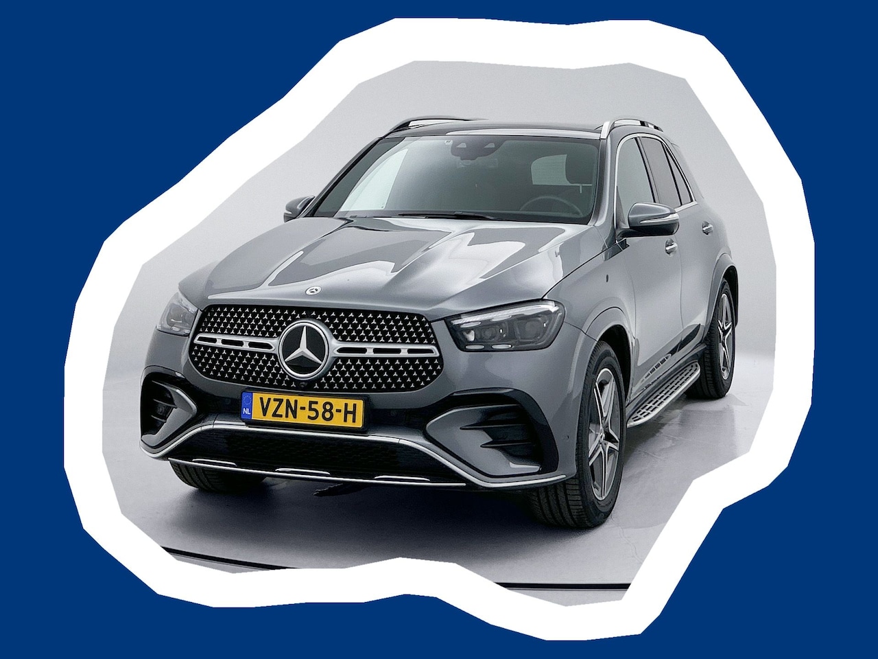Mercedes-Benz GLE-Klasse - 450 D AMG 4MATIC Grijs kenteken Burmester Luchtvering Adapt Cruise Control Panorama - AutoWereld.nl