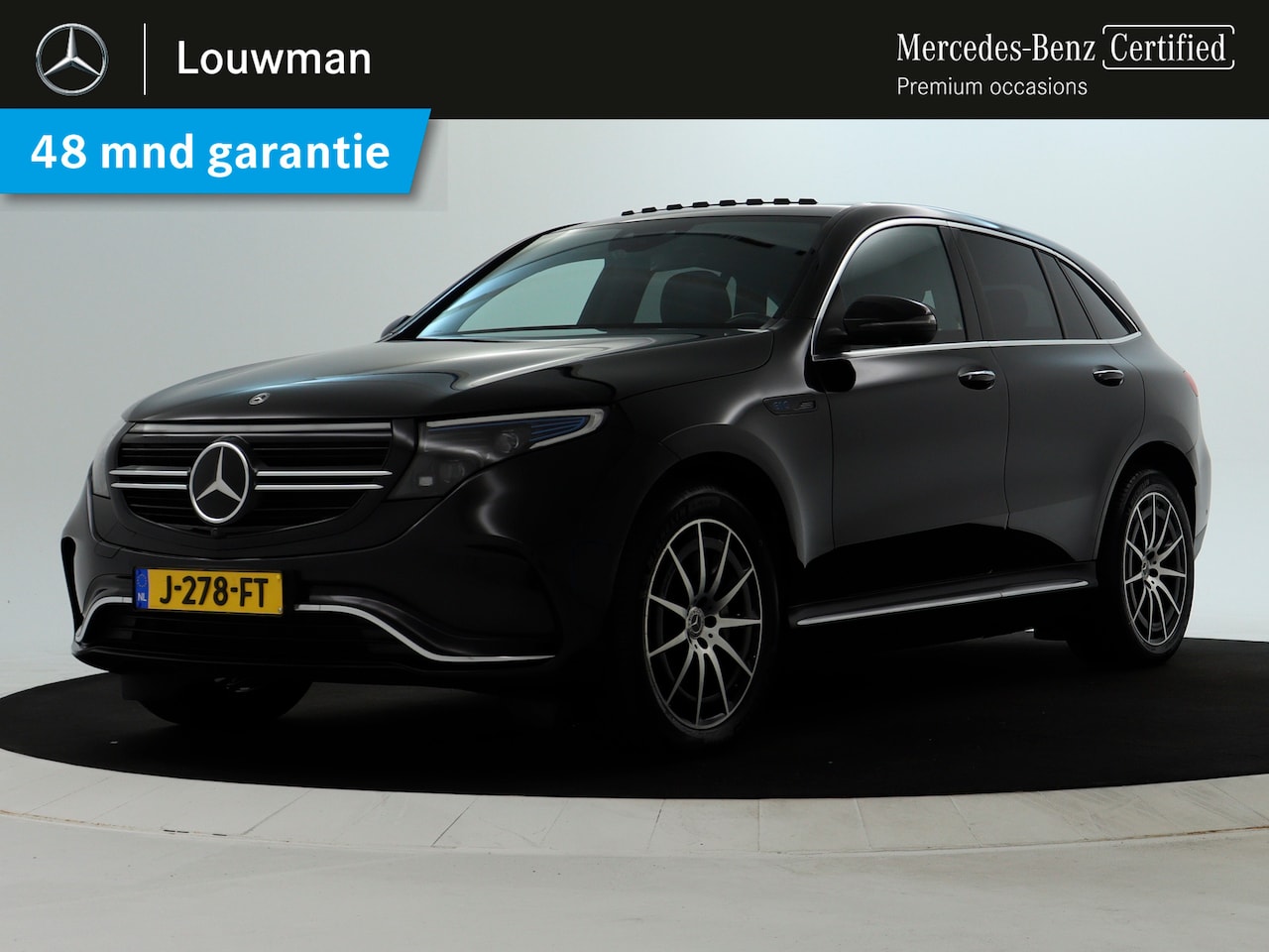 Mercedes-Benz EQC - 400 4MATIC Business Solution AMG 80 kWh | AMG Line | Schuif-Kanteldak | Trekhaak | Memory - AutoWereld.nl