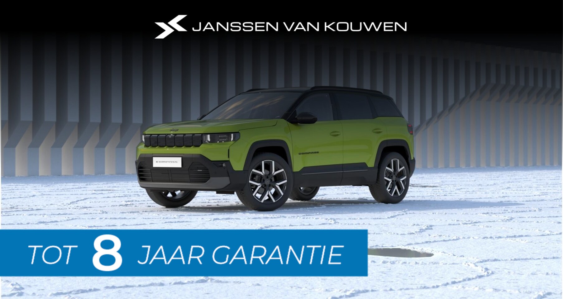 Jeep Compass - First Edition 74 kWh Nu te bestellen - Janssen van Kouwen - AutoWereld.nl
