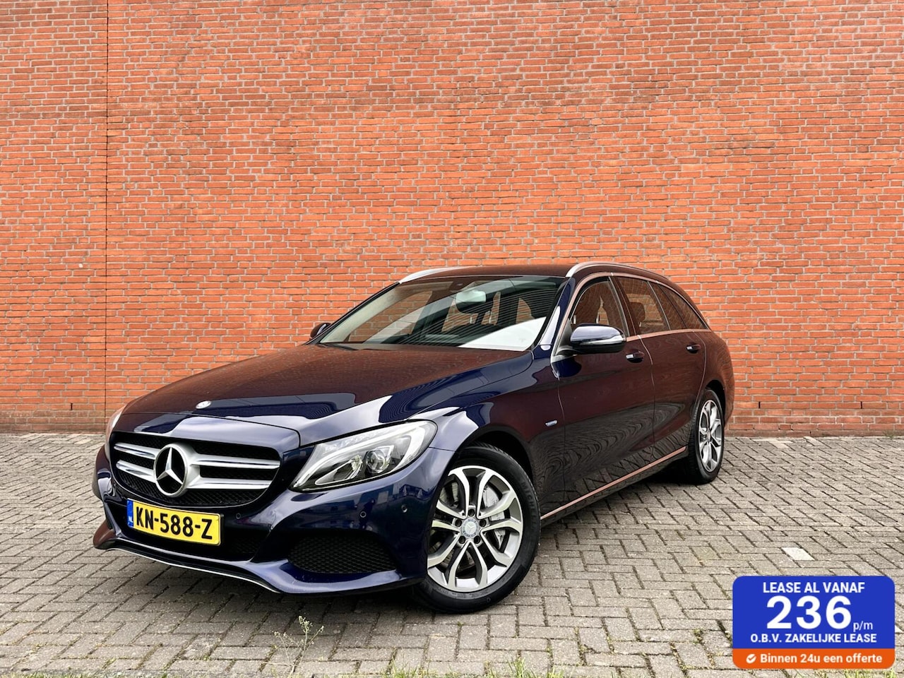 Mercedes-Benz C-klasse Estate - 350 e|Luchtvering|Navi| Bluetooth| - AutoWereld.nl