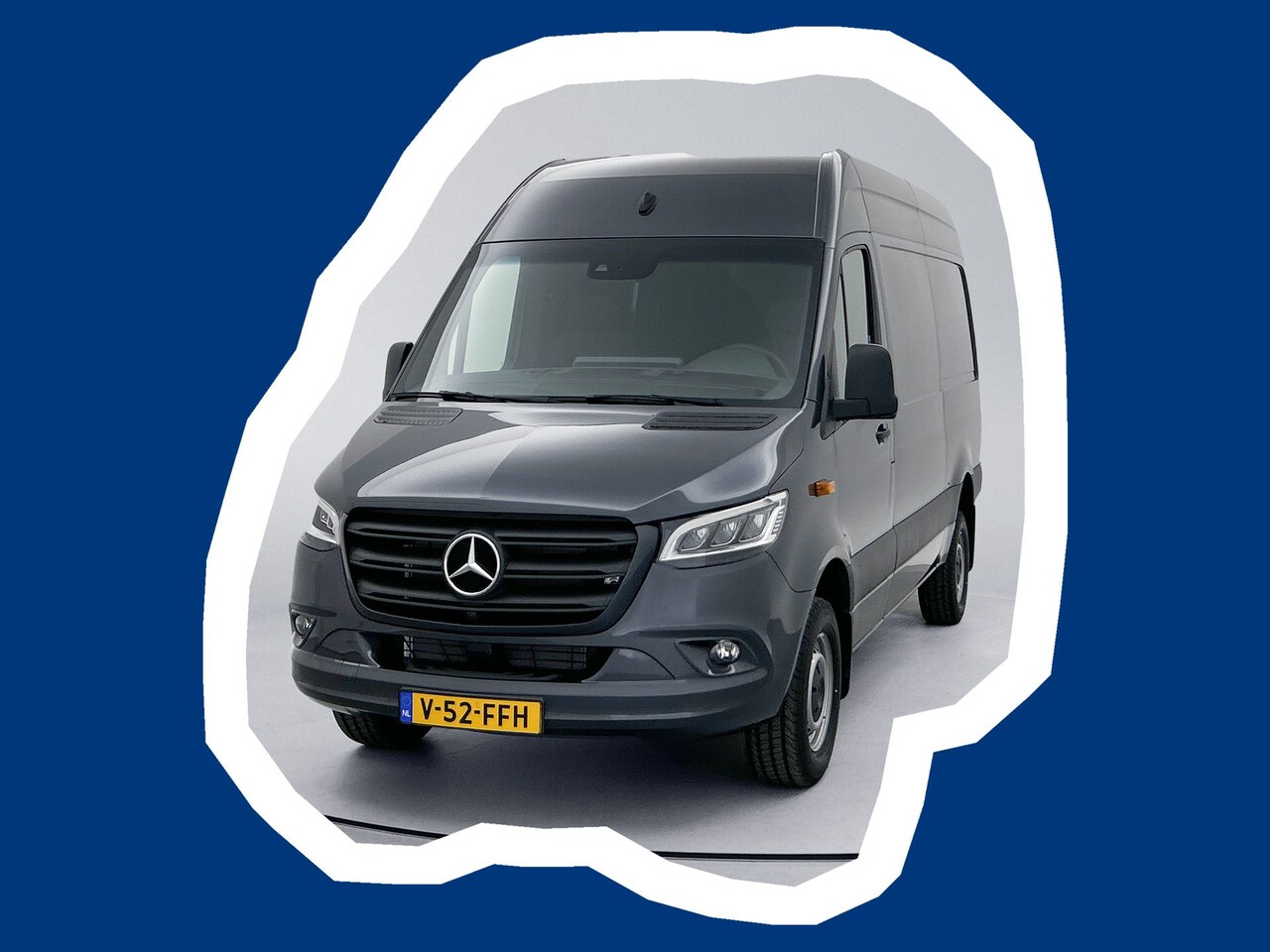 Mercedes-Benz Sprinter - 419 1.9 CDI 366 L2H2 9G-Automaat Nieuw BPM Vrij LED Navigatie Achteruitrijcamera - AutoWereld.nl