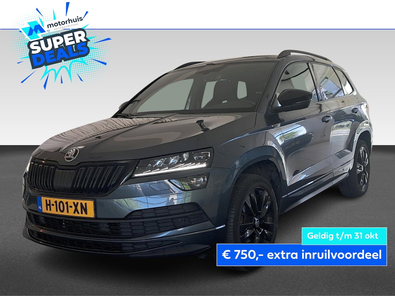 Skoda Karoq - 1.5 TSI 150PK SPORTLINE BUSINESS LED NAVI VIRTUAL WINTERPACK NAP - AutoWereld.nl