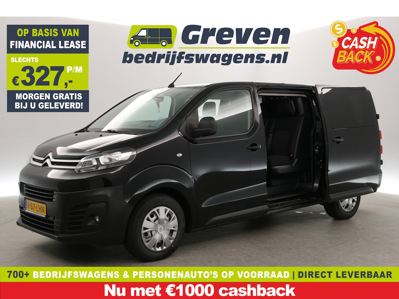 Citroën Jumpy - 2.0 BlueHDI L3H1 | DC | 6-Zits | 360Camera | 2xSchuifdeur | Airco | Cruise | Carplay | Nav - AutoWereld.nl