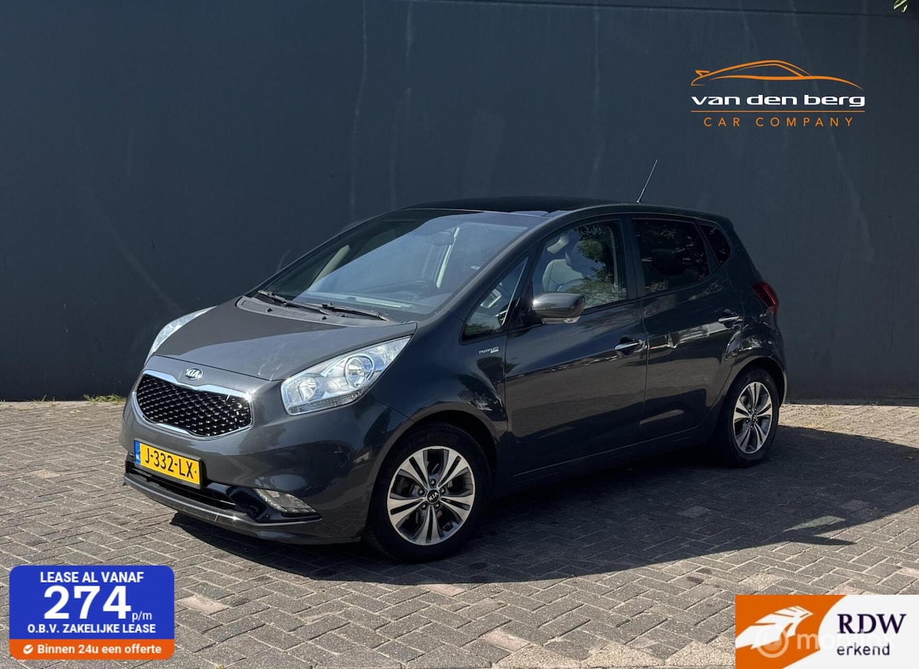 Kia Venga - 1.6 CVVT Executive Line Automaat, hoge instap, Panorama dak, Stoel- en stuurverwarming, tr - AutoWereld.nl